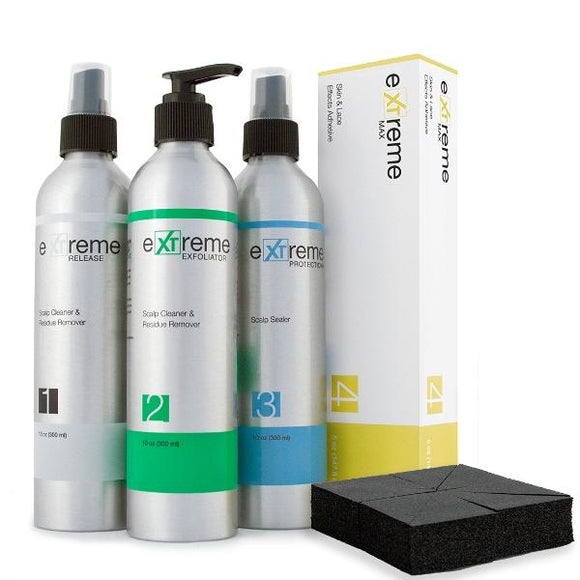 eXTreme Max Adhesive Kit: 5 oz., 147.8 ml Tube, Adhesive Remover, Scalp Cleanser & Bond Spray